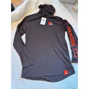 Nike NFL Cleveland Browns Men's Long Sleeve Hooded Shirt Size Medium #525